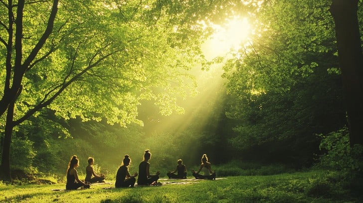 ateliers de relaxation guidée, de méditation et groupes de parole